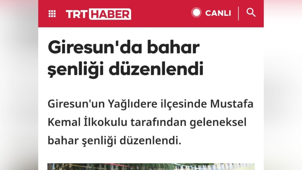 BAHAR ŞENLİĞİMİZ ULUSAL BASINDA YER ALDI